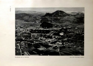 1932 - Salzburg - Autostraße auf den Gaisberg, alter Druck